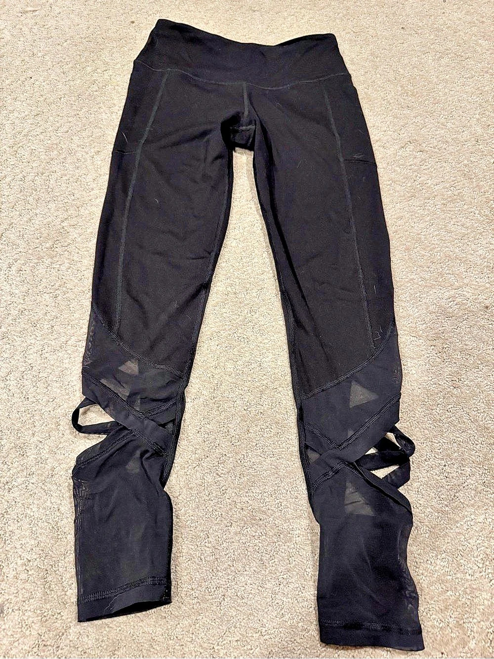 Victoria's Secret Knockout Tight Black Leggings Size Small/Petite
